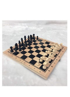 Cool Baby COOLBABY Large Chess, Checkers & Backgammon 3 in 1 Set - Outdoor & Travel Learning Game - Magnetic Chess Board - Wooden Chess Set (Size: 39 x 39 cm)  - Image 2