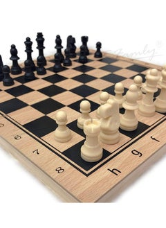 Cool Baby COOLBABY Large Chess, Checkers & Backgammon 3 in 1 Set - Outdoor & Travel Learning Game - Magnetic Chess Board - Wooden Chess Set (Size: 39 x 39 cm)  - Image 4