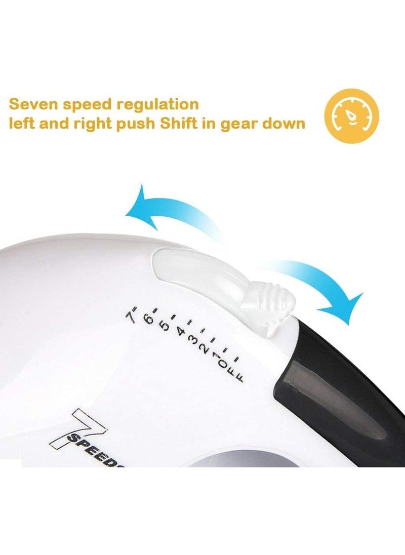 Generic - Electric Cake Hand Mixer, Whisk Food Mixer Function on Self-Control and Turbo Boost, Pack with 4 Stainless Steel Accessory Food Beaters for Cake Bread (UK Plug) - Image 1