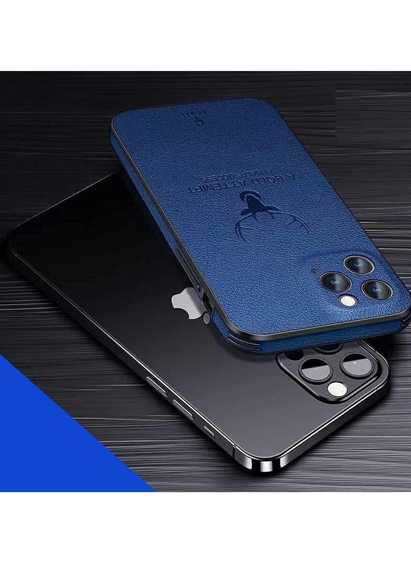 Generic - iPhone 13 Pro Max Solid Color Case Leather All Inclusive Elk Pattern Case - Image 1