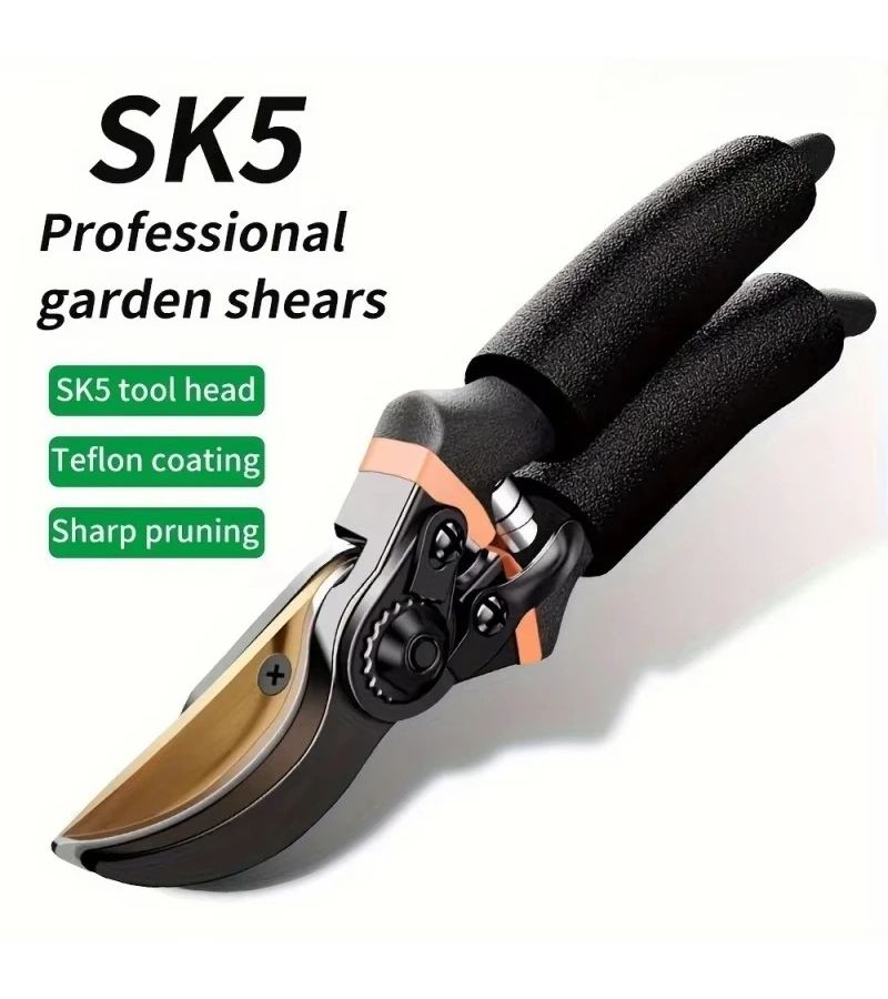 SK5 Thickened Pruning Scissors Professional Garden Floral Tree Branch Fruit Tree 1pc - Image 1