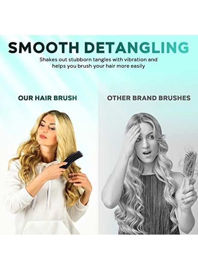 IKONIC 3-in-1 Electric Scalp Massager for Hair Growth -Vibrating Head Massager Brush for Stimulation and Circulation, Use as Exfoliator, Scrub, Hair Detangle, Massage Gift for Men and Women - Image 4