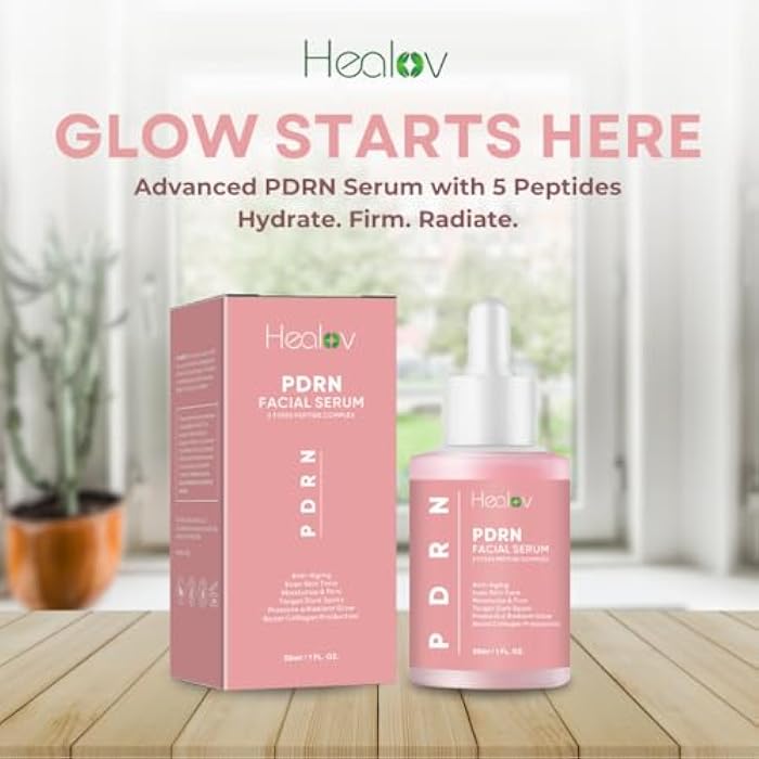 Healov سيروم PDRN – سيروم وجه ببتيد مجدد مع DNA السلمون – العناية بالبشرة الكورية لمكافحة الشيخوخة، الترطيب، تعزيز الكولاجين، وإصلاح الحاجز – العناية بالبشرة اليومية المشرقة للبقع الداكنة وتفاوت اللون - Image 2