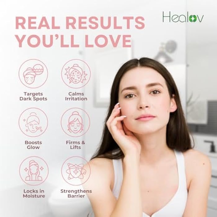 Healov سيروم PDRN – سيروم وجه ببتيد مجدد مع DNA السلمون – العناية بالبشرة الكورية لمكافحة الشيخوخة، الترطيب، تعزيز الكولاجين، وإصلاح الحاجز – العناية بالبشرة اليومية المشرقة للبقع الداكنة وتفاوت اللون - Image 4