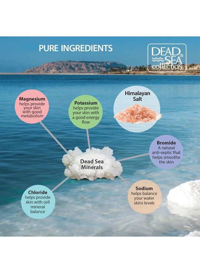 Dead Sea Collection أملاح الاستحمام الغنية بالهيمالايا - ملح نقي للاستحمام - 34.2 أونصة كبيرة - عناية أساسية مغذية للجسم لتهدئة واسترخاء بشرتك وعضلاتك - Image 2