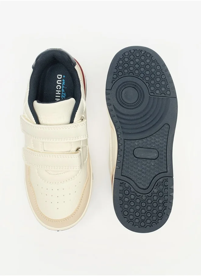 DUCHINI Boys Mister Colourblock Sneakers with Hook and Loop Closure
