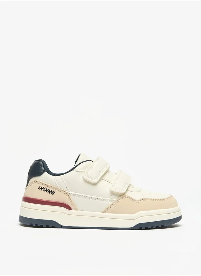 DUCHINI Boys Mister Colourblock Sneakers with Hook and Loop Closure