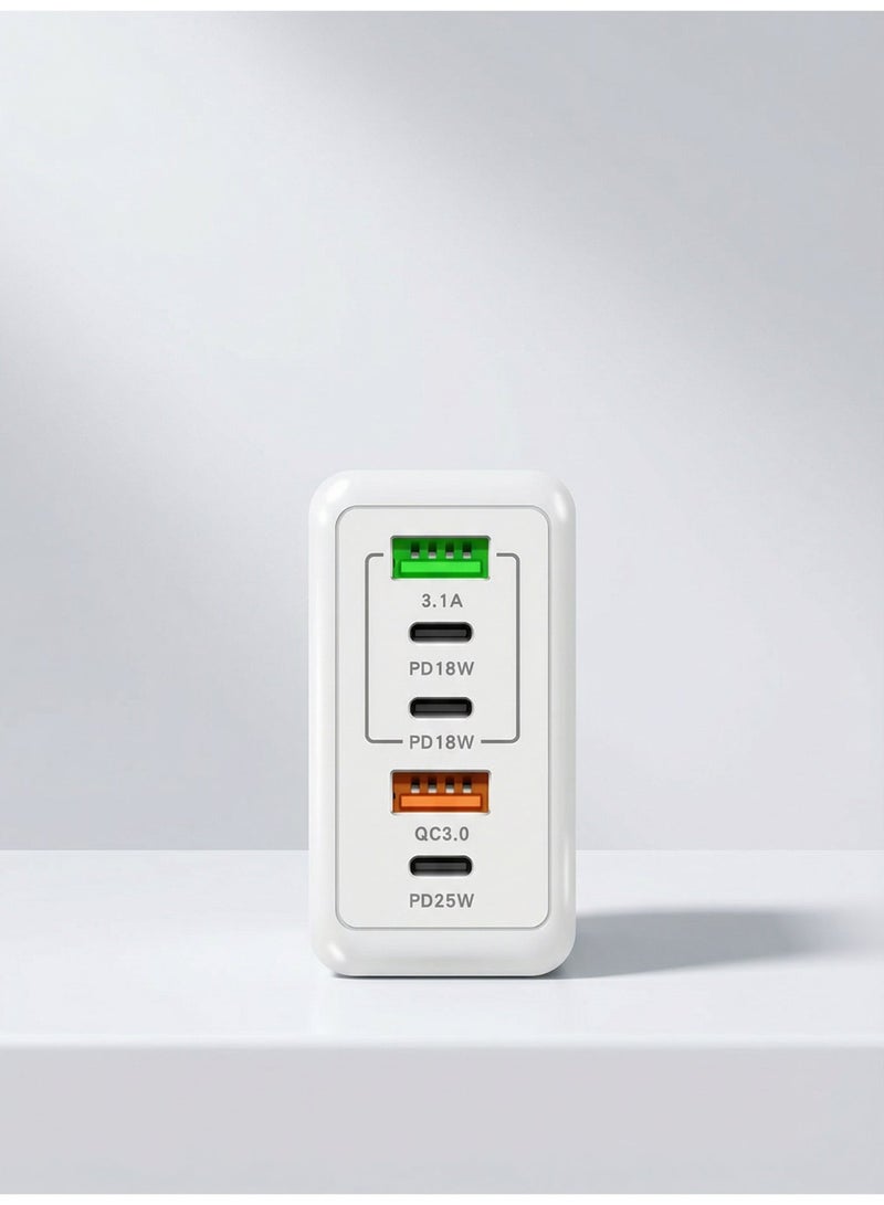 أضف هذا شاحن سريع متعدد المنافذ للهواتف المحمولة/الأجهزة اللوحية بقوة 120 وات - Image 2