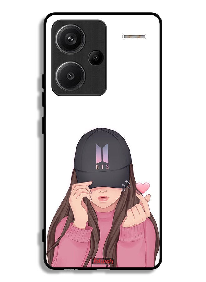 Tolwak Xiaomi Redmi Note 13 Pro Plus Protective Case Cover Girl Making Snap - Image 1