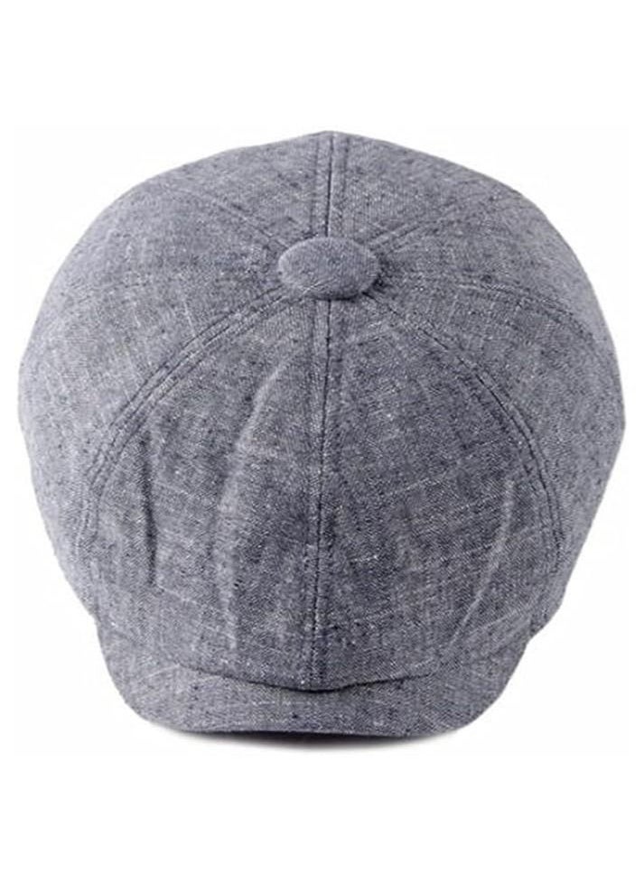 3A Linen Newsboy Cap Men Beret Hat Spring Summer  - Image 1