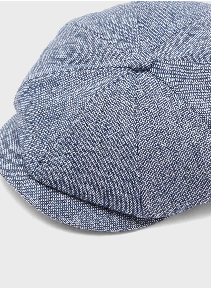 3A Linen Newsboy Cap Men Beret Hat Spring Summer  - Image 2
