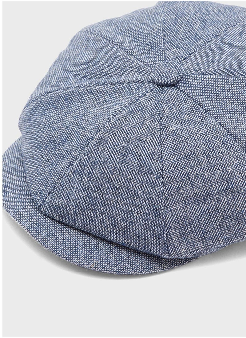 3A Linen Newsboy Cap Men Beret Hat Spring Summer  - Image 5