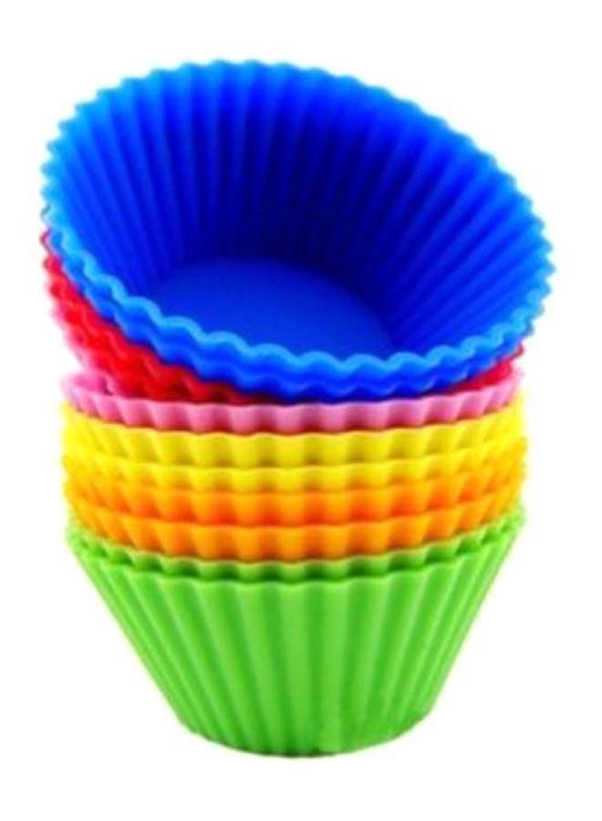 نيبمينينت طقم قوالب لكوب المافن مكون من 12 قطعة متعدد الألوان - Image 1