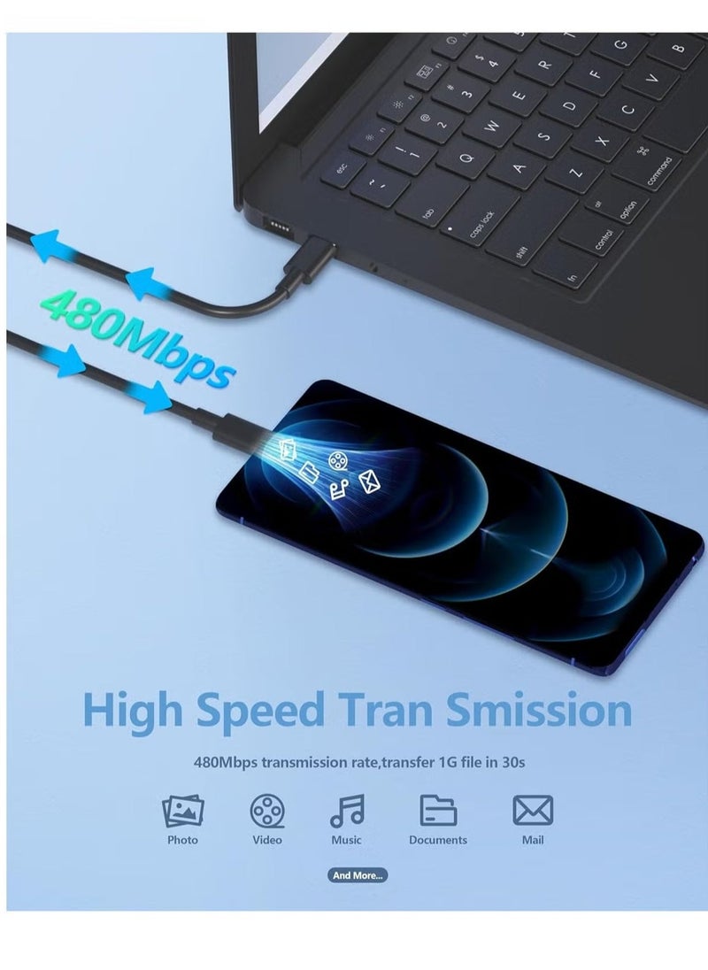 JAJEEK 2024 New 45W Type C Super Fast PD 3.0 Charger for Samsung S24 Ultra/S24/S23 Ultra/S23/S22 Ultra/S22/S21/S20/Z Fold 6 5 4/Z Flip 6 5 4/Galaxy Tab S9 S8 S7 A9 Adapter 5A USB C to C Cable - Image 2