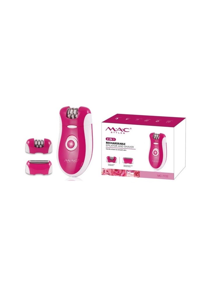 Mac Styler MAC Styler Epilator & Shaver – Gentle Shave, Smooth Skin, Waterproof & Rechargeable Hair Removal Tool  - Image 3