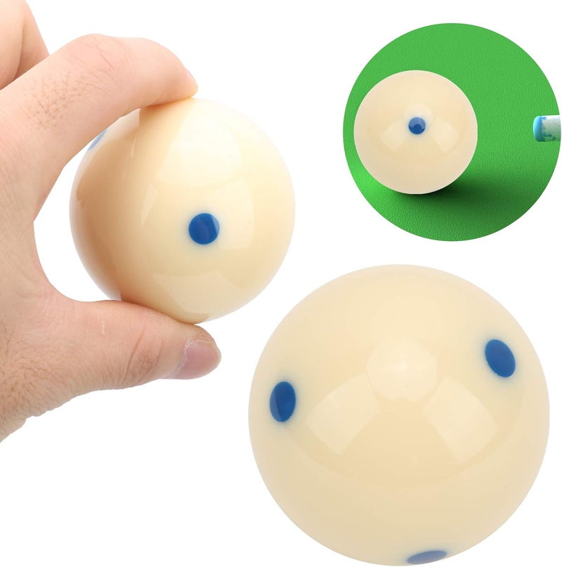 Junlucki Pool Standard Ball - Resin Dot-Spot Cue Billiard Accessory for Training (Blue Dot) - Image 4