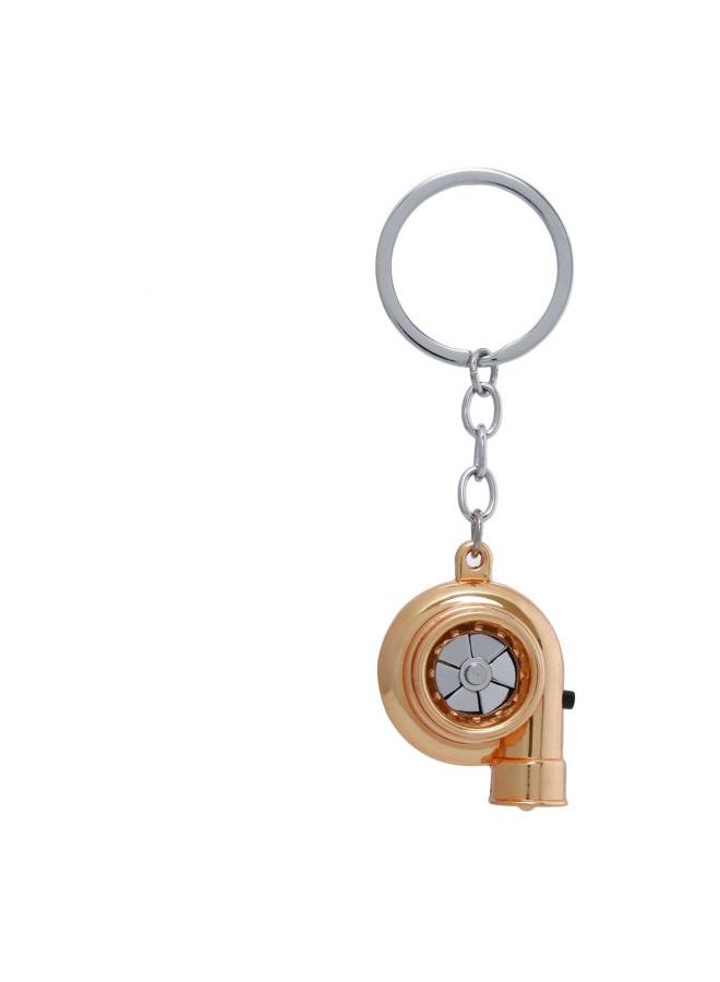 Zinc LED Turbo Metallic Keychain With Turbo Sound