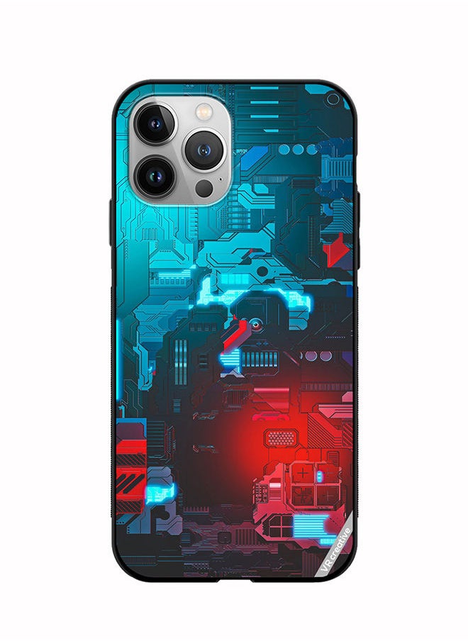 VR CREATIVE Protective Case Cover For Apple iPhone 11 Pro Max Tech M7 Design Design Multicolour  - Image 1