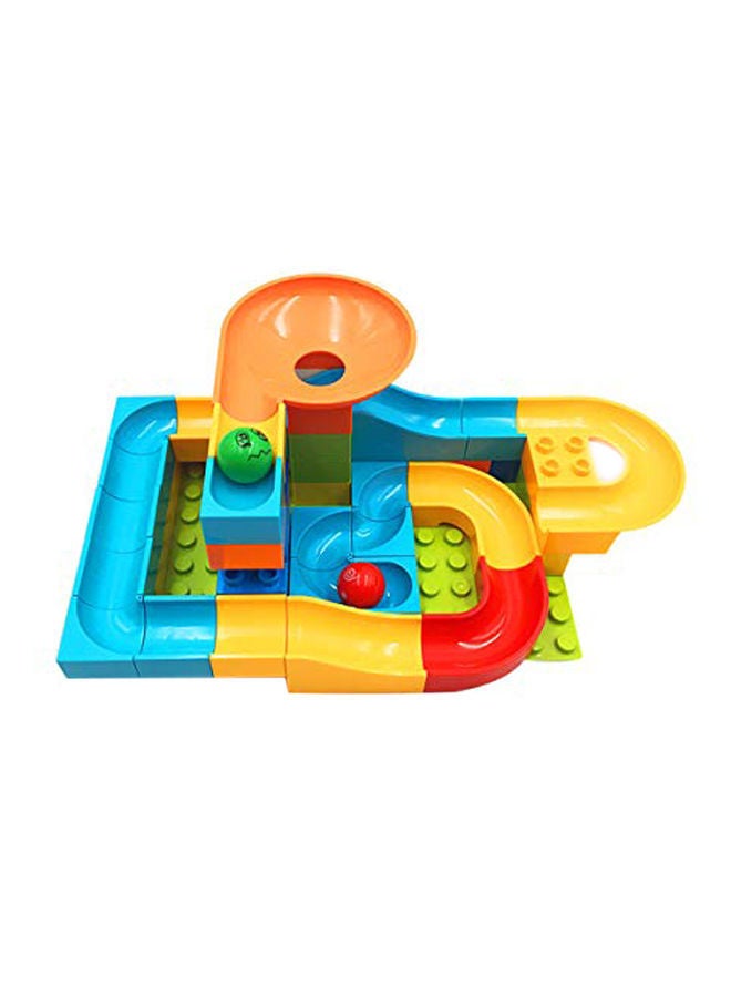 NIBEMINENT 52-Piece Marble Run Building Block Toy 3+ Years - Image 1