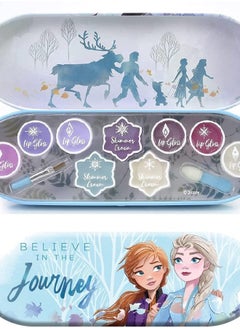 Markwins Disney Frozen Adventure Lip and Face Tin - Tin Canister with 11-Pops of Colour and Accessories for Lips and Face - Makeup Set for Kids - Gift for Girls  - Image 4