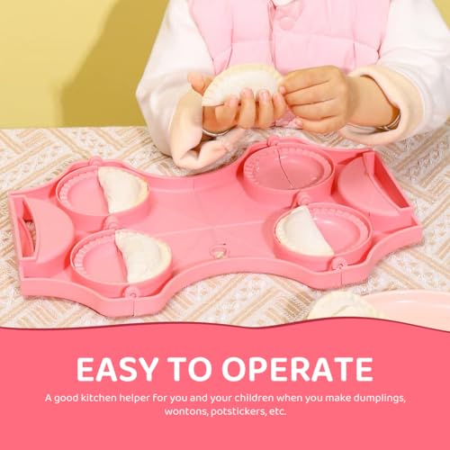 HASTHIP® Dumpling Press Maker Tool, Pie Wonton Dough Press Mold with 4 Compartments, Dumpling Maker Machine, Pie Maker Mold, Home Kitchen Dough Press Mold - Image 3