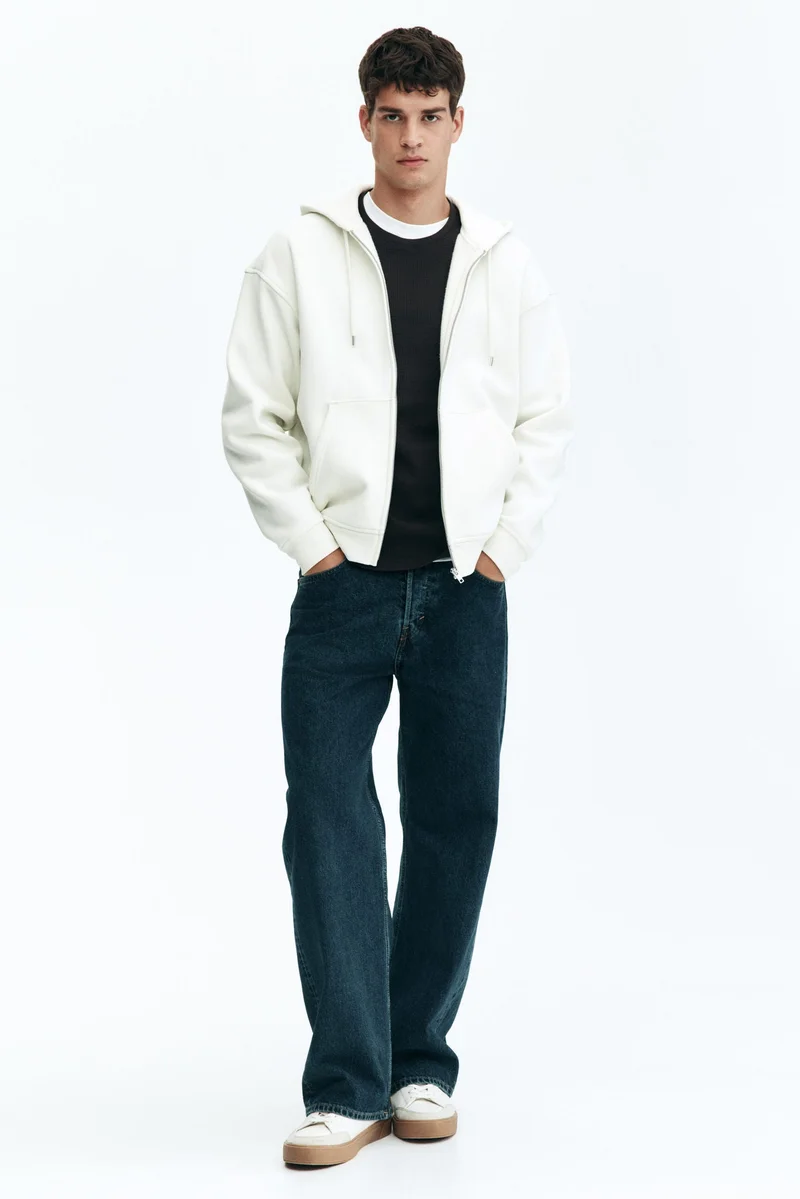 H&M Loose  Fit Zip-through hoodie