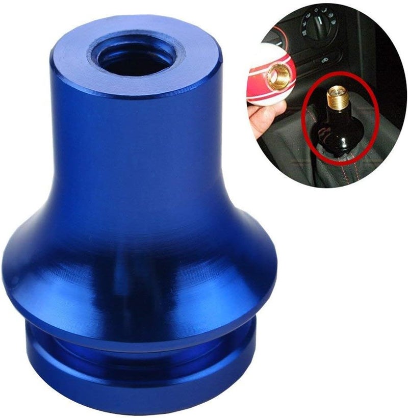 DEWHEL Shift KNOB Boot Retainer/Adapter for Manual Gear Shifter Lever 12X1.25 (Blue) - Image 1