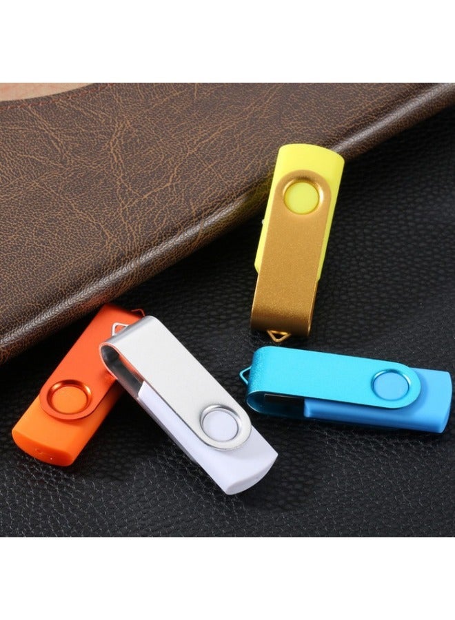 Bidding USB Flash Disk High-speed Creative Business Gift USB Flash Disk Two-side Printing Advertising Enterprise 128G Metal Car USB Flash Disk-Color:Blue-Capacity:2.0 4GB - Image 5