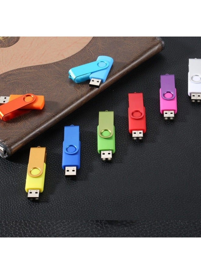 Bidding USB Flash Disk High-speed Creative Business Gift USB Flash Disk Two-side Printing Advertising Enterprise 128G Metal Car USB Flash Disk-Color:Blue-Capacity:2.0 4GB - Image 4