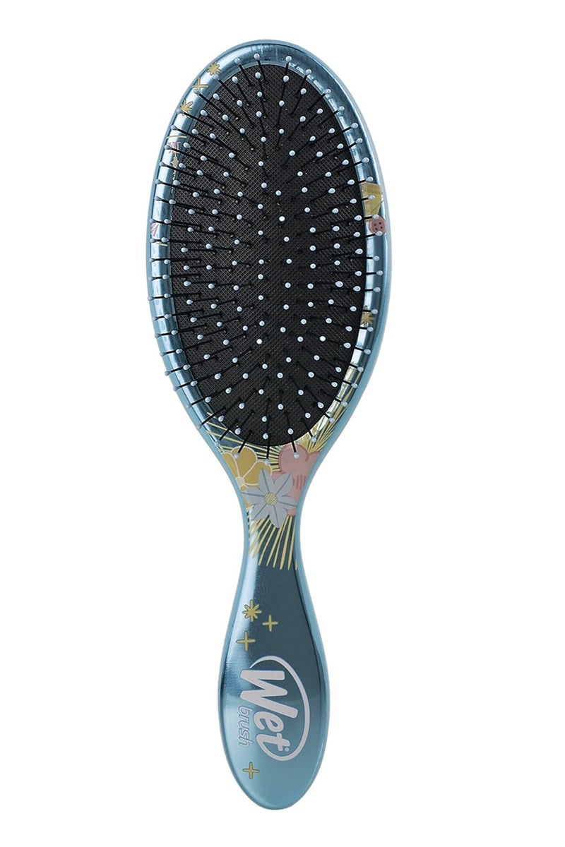 Wet Brush Disney Original Detangler Brush Princess Wholehearted - Cinderella, Blue - All Hair Types - Ultra-Soft IntelliFlex Bristles Glide Through Tangles with Ease - Image 1
