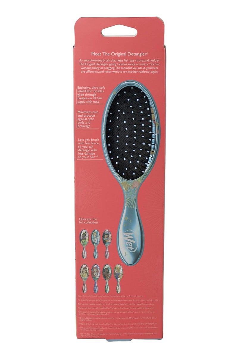 Wet Brush Disney Original Detangler Brush Princess Wholehearted - Cinderella, Blue - All Hair Types - Ultra-Soft IntelliFlex Bristles Glide Through Tangles with Ease - Image 3