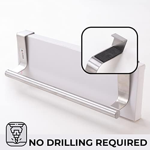 Kuber Industries Kuber Industries Tissue Paper HolderWall Mounted Napkin Holder for BathroomBathroom Kitchen OrganizerZT2078Pack of 2Grey - Image 5