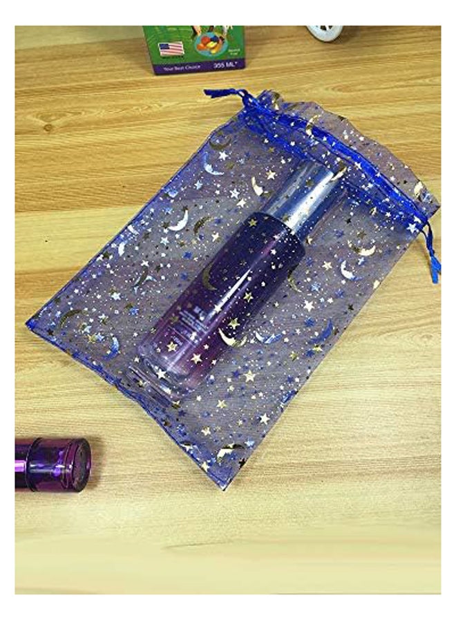 100 Moon Star Organza Drawstring Pouches for Jewelry  - Image 4