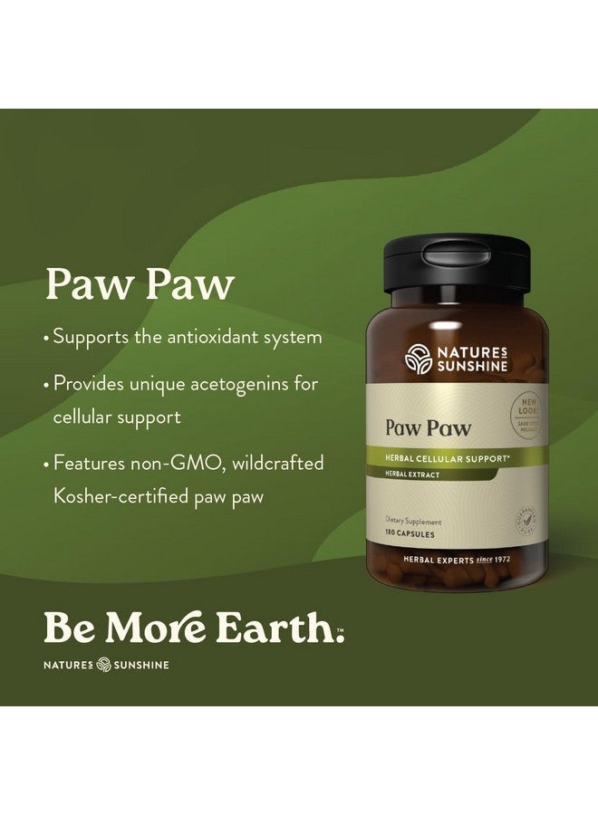 Nature's Sunshine Paw Paw Cell-Reg, 180 Capsules | Contains over 50 Acetogenins to Modulate ATP Production and Blood Supply - Image 2
