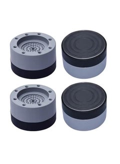 black sparrow black sparrow Washing Machine Stand Refrigerator Stand Anti Vibration Pads for Washing Machine Washer Dryer Anti Slip Furniture Pads Sofa Table Chair Riser Leg Anti Walk Rubber PadPack of 4  - Image 1