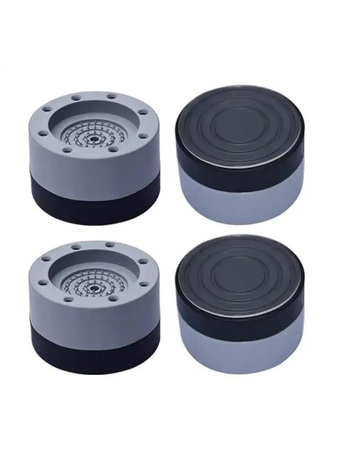 black sparrow Washing Machine Stand Refrigerator Stand Anti Vibration Pads for Washing Machine Washer Dryer Anti Slip Furniture Pads Sofa Table Chair Riser Leg Anti Walk Rubber PadPack of 4