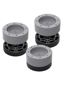 black sparrow black sparrow Washing Machine Stand Refrigerator Stand Anti Vibration Pads for Washing Machine Washer Dryer Anti Slip Furniture Pads Sofa Table Chair Riser Leg Anti Walk Rubber PadPack of 4  - Image 3