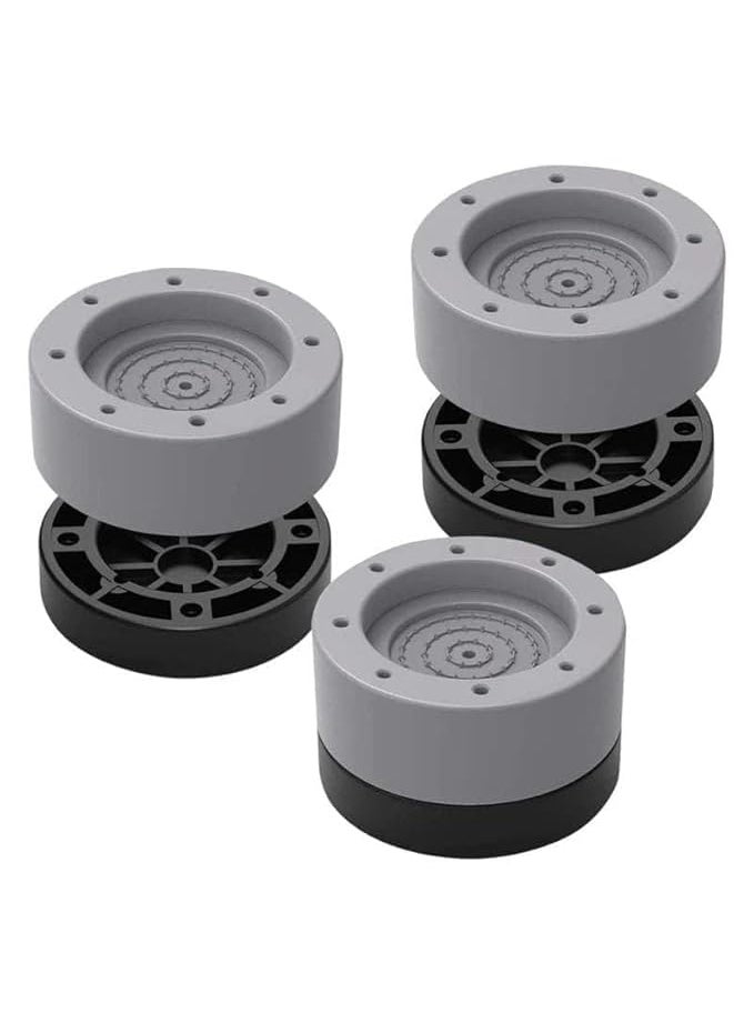 black sparrow - black sparrow Washing Machine Stand Refrigerator Stand Anti Vibration Pads for Washing Machine Washer Dryer Anti Slip Furniture Pads Sofa Table Chair Riser Leg Anti Walk Rubber PadPack of 4 - Image 1