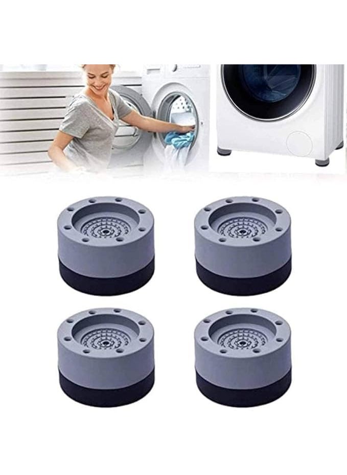 black sparrow - black sparrow Washing Machine Stand Refrigerator Stand Anti Vibration Pads for Washing Machine Washer Dryer Anti Slip Furniture Pads Sofa Table Chair Riser Leg Anti Walk Rubber PadPack of 4 - Image 1