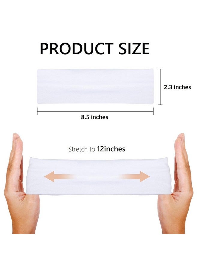 Huachi Cloth Headbands For Women Elastic Hair Bands For Women'S Hair Non Slip Soft Fabric Head Band Fashion School Hair Headbands Accessories 9 Pack Multicolor - Image 2