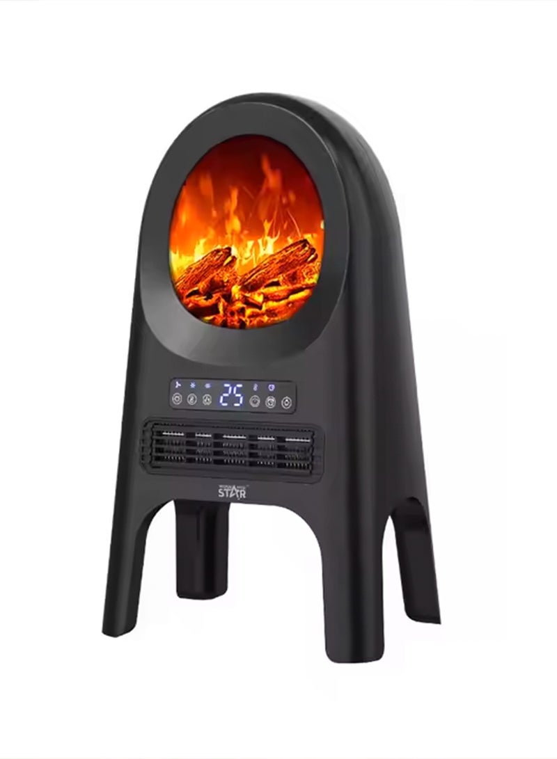 Winning Star ST-4091 2000W Portable Electric Space Heater Fan with LED Display, Remote Control & Safety Shut-Off – Fast Heating for Home & Office - Image 1