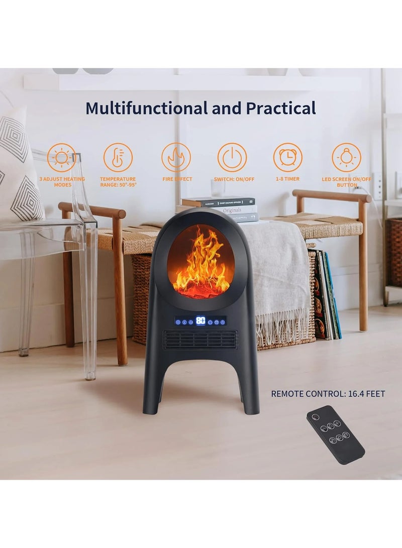 Winning Star ST-4091 2000W Portable Electric Space Heater Fan with LED Display, Remote Control & Safety Shut-Off – Fast Heating for Home & Office - Image 3