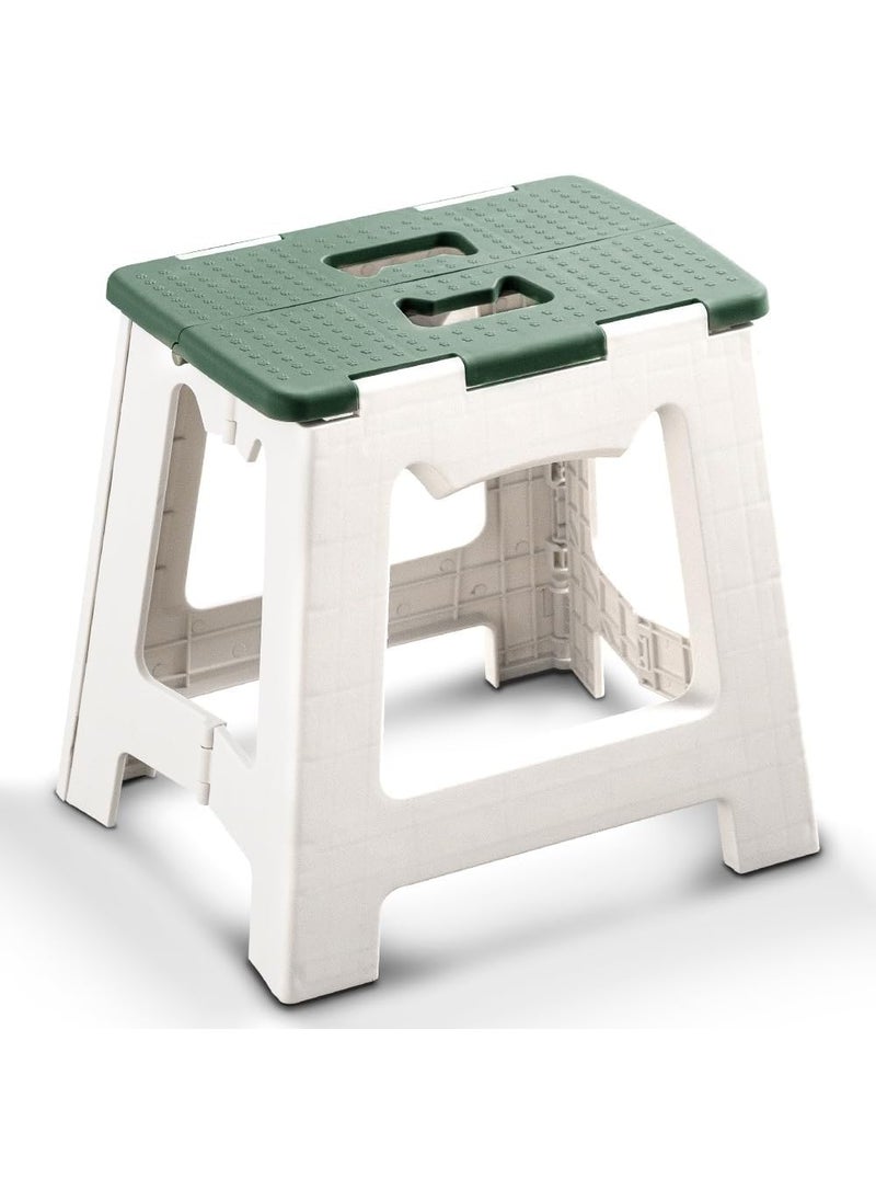 Brikipth Brikipth Thickened Plastic Folding Stool Portable Handheld Chair Lightweight Durable Folding Stool Ideal for Home Kitchen Bathroom Travel Durable Waterproof Plastic Olive 