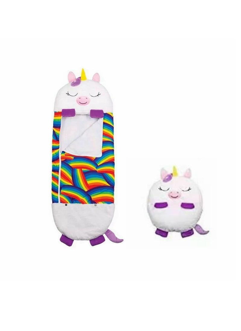 Cool Baby COOLBABY Kids Cartoon Lazy Warm Sleeping Bag Foldable Cartoon Animal Sleeping Bag Suitable For Children Playing And Camping  - Image 1