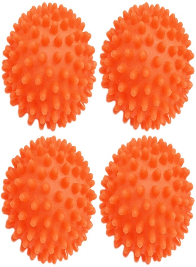 REGENT Reusable Orange Dryer Balls - 2.75" Eco-Friendly Fabric Softener Alternative for Laundry - Reduces Drying Time & Static, Softens Clothes Naturally - Image 4