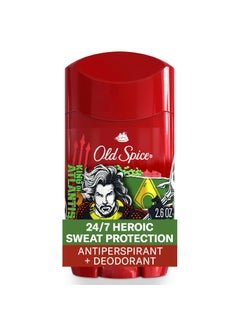 Old Spice Old Spice Antiperspirant Deodorant for Men, 24/7 Freshness & Lasting Scent, 24/7 Long Lasting Sweat & Odor Protection, Smell Like a Hero, Aquaman, Fresh Ocean and Seastorm Scent, 2.6 oz 