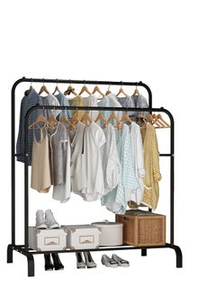 ALMUFARREJ Clothes Organizer And Holder Metal Stand 96x44x162 cm Black  - Image 1