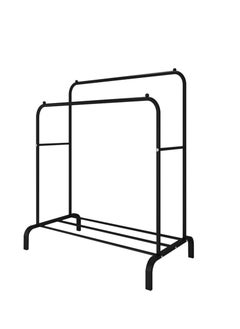ALMUFARREJ Clothes Organizer And Holder Metal Stand 96x44x162 cm Black  - Image 3