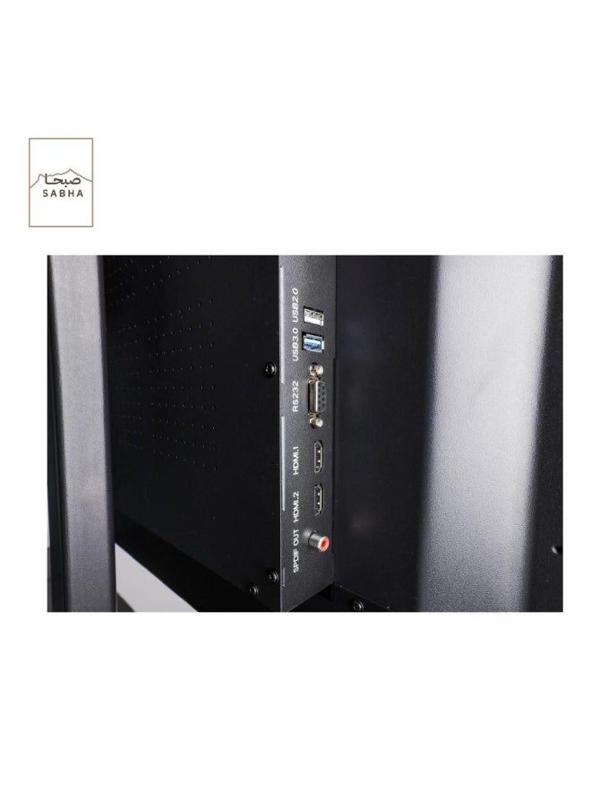 صبحا - شاشة تفاعلية باللمس 65 بوصة من شركة صبحا – 4K، بنظامي أندرويد وويندوز+ مزودة بكمبيوتر بمعالج Intel Core i7، تناسب الفصول الدراسية، الاجتماعات، والعروض التقديمية وقاعات الإجتماعات . - Image 1