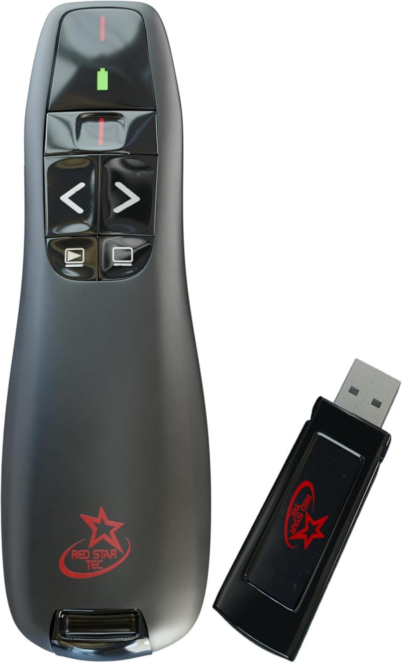 جهاز التحكم عن بعد اللاسلكي لعروض PowerPoint وKeynote من PR-819 (أسود، عبوة واحدة) - Image 1